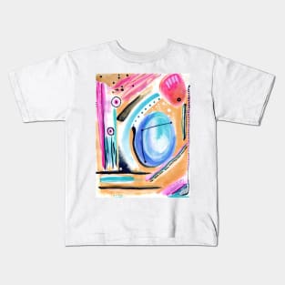 Abstract Daydreaming Kids T-Shirt